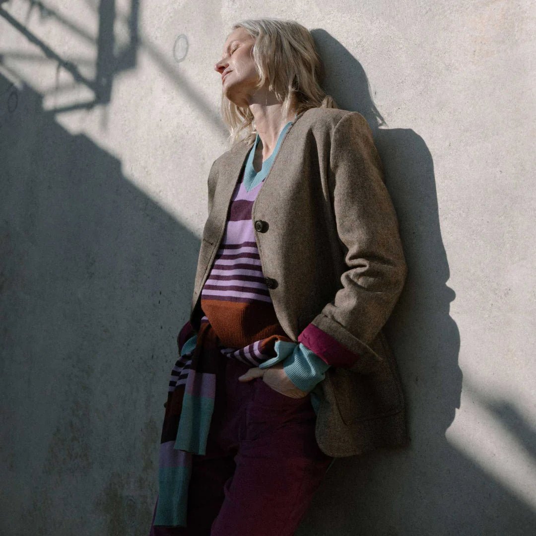 New Lands | Stella Blazer | Tweed | Palm Boutique