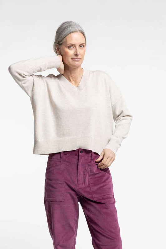 Newlands | Griddy Sweater | Mist | Palm Boutique