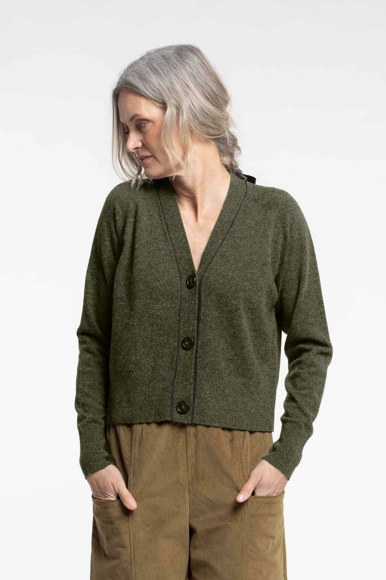 Newlands | Twizel Cardigan | Caper | Palm Boutique