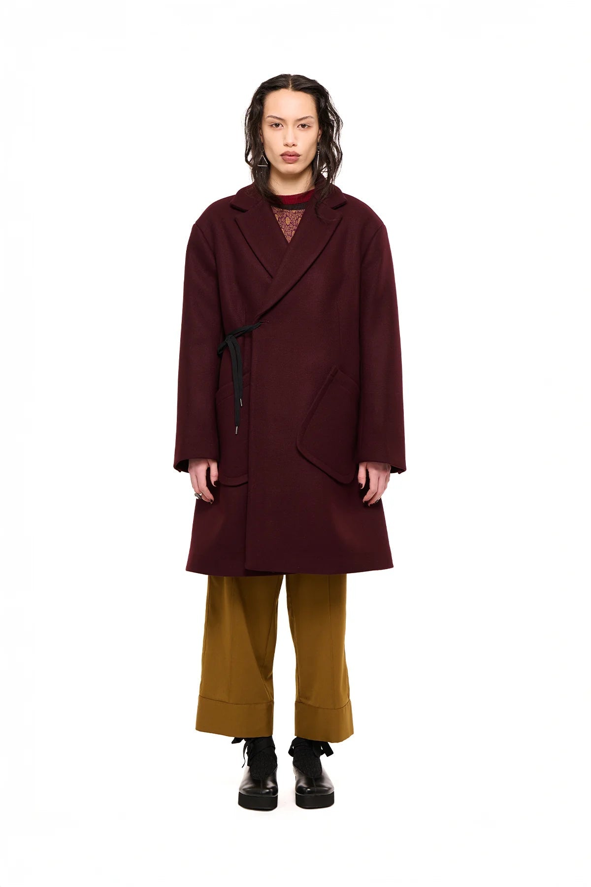 NOM*d | After - Party Coat | Bordeaux | Palm Boutique