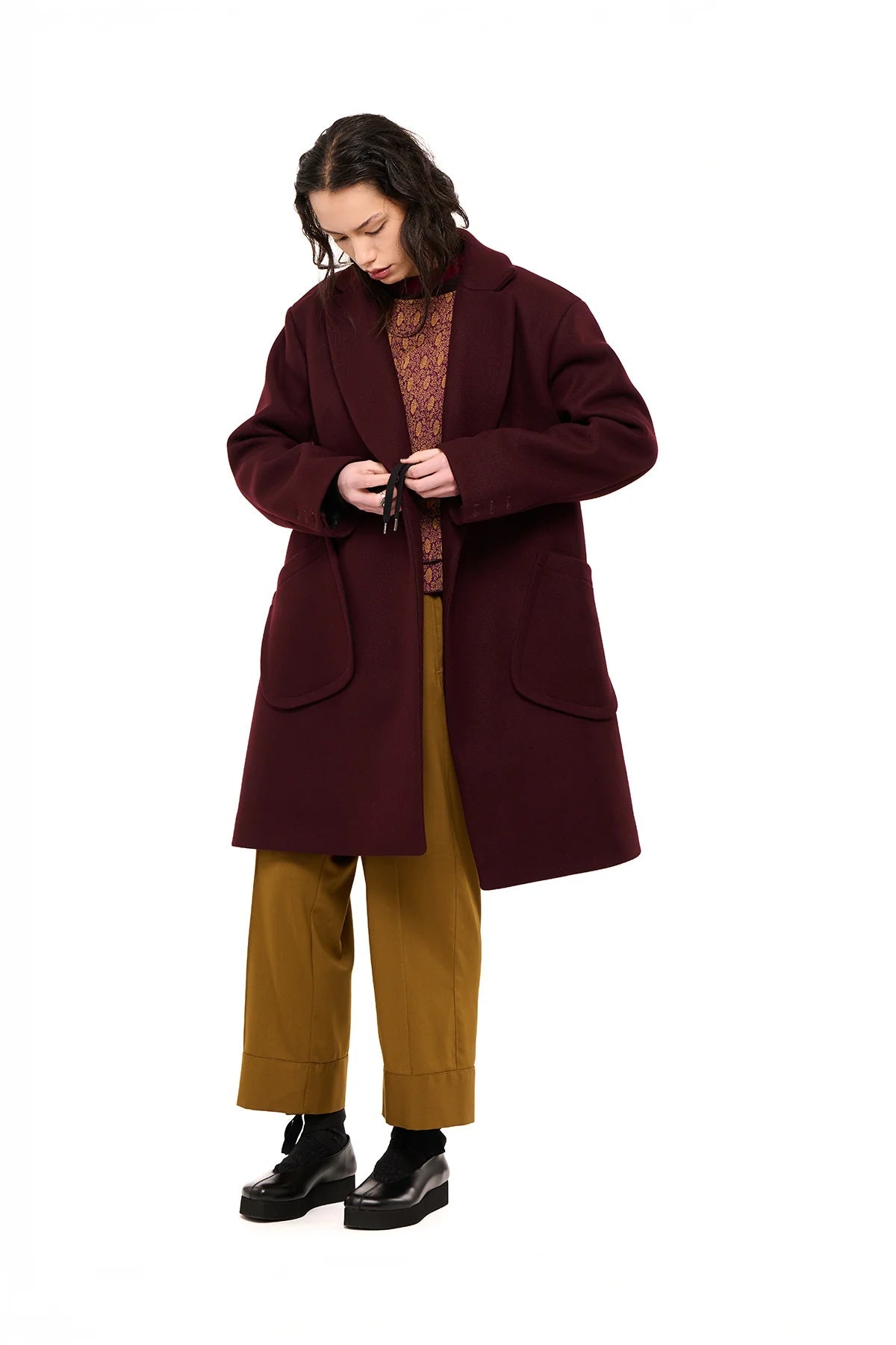 NOM*d | After - Party Coat | Bordeaux | Palm Boutique