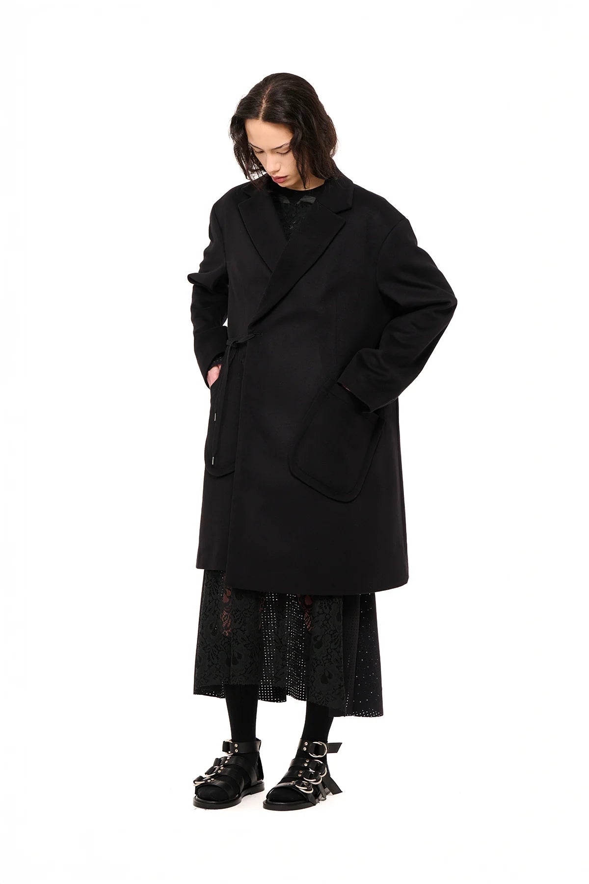 NOM*d | After - Party Coat | Luxe Melton Black | Palm Boutique