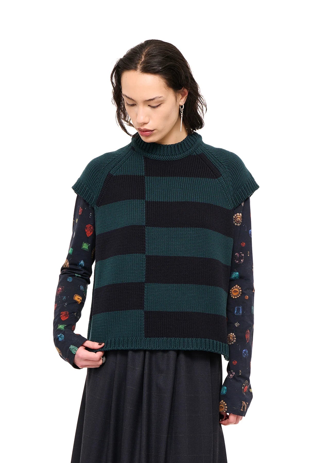 NOM*d | Block Party Vest | Forest/Navy | Palm Boutique