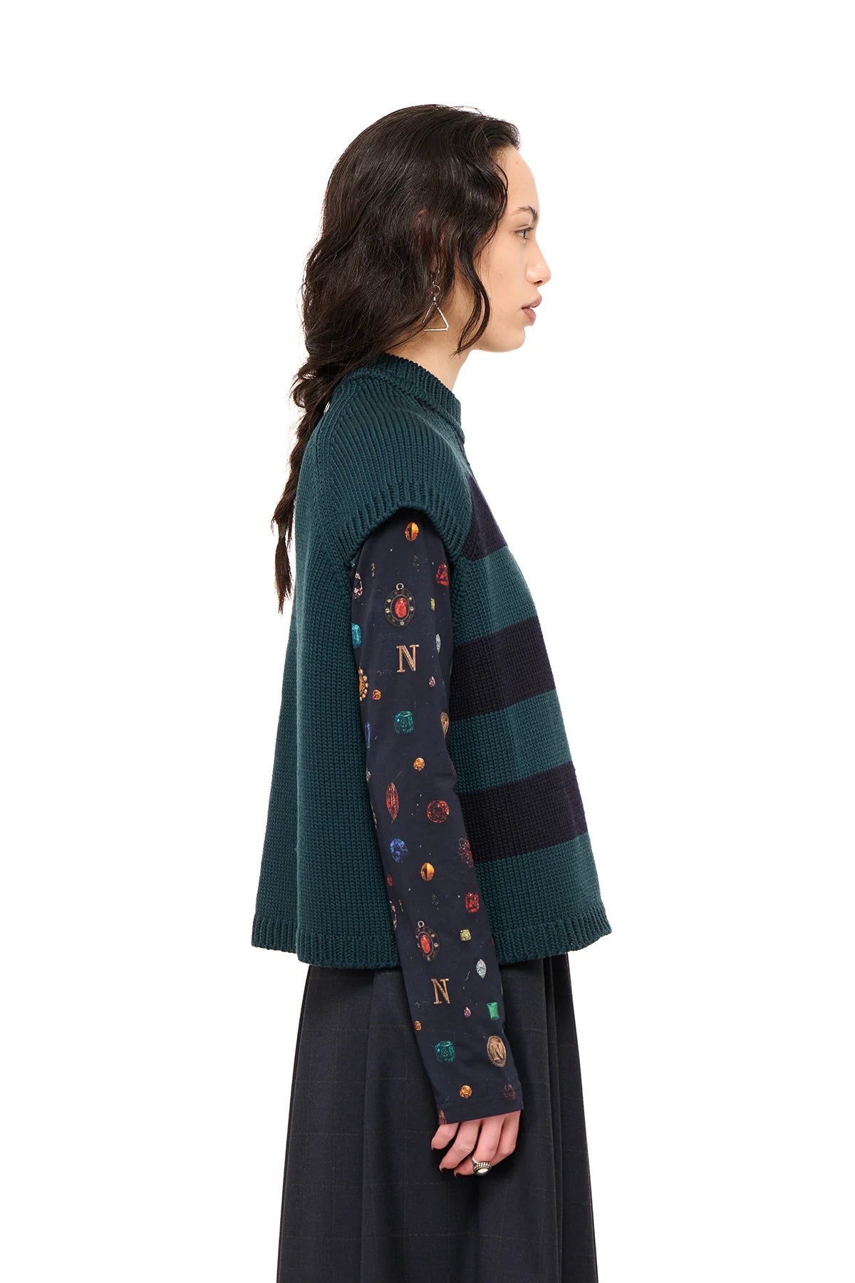 NOM*d | Block Party Vest | Forest/Navy | Palm Boutique