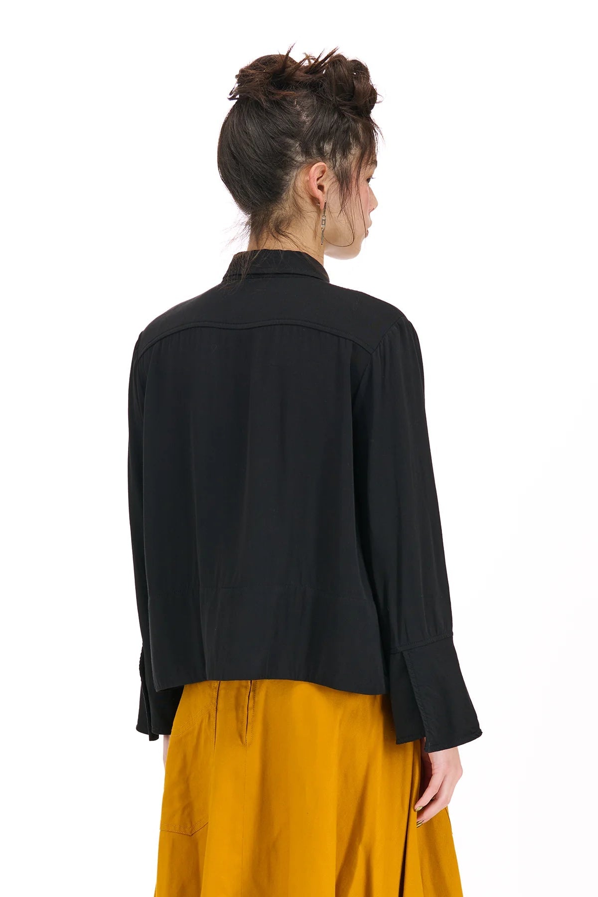 NOM*d | College Shirt | Black | Palm Boutique