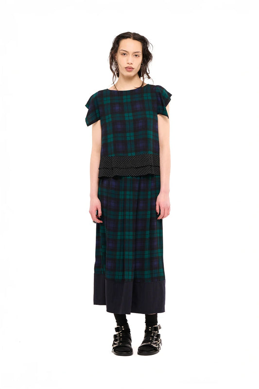 NOM*d | Compilation Skirt | Blackwatch Tartan | Palm Boutique