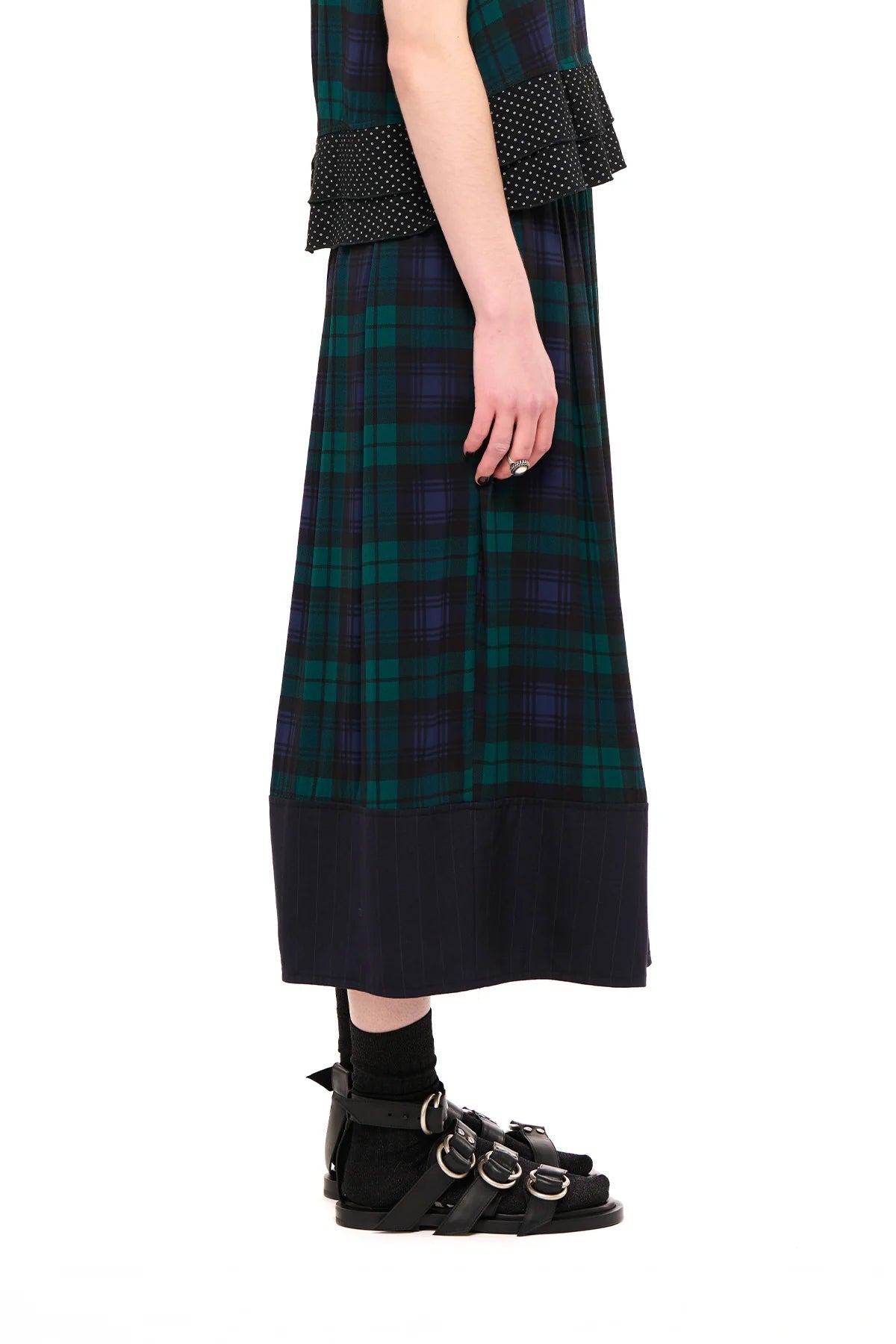 NOM*d | Compilation Skirt | Blackwatch Tartan | Palm Boutique