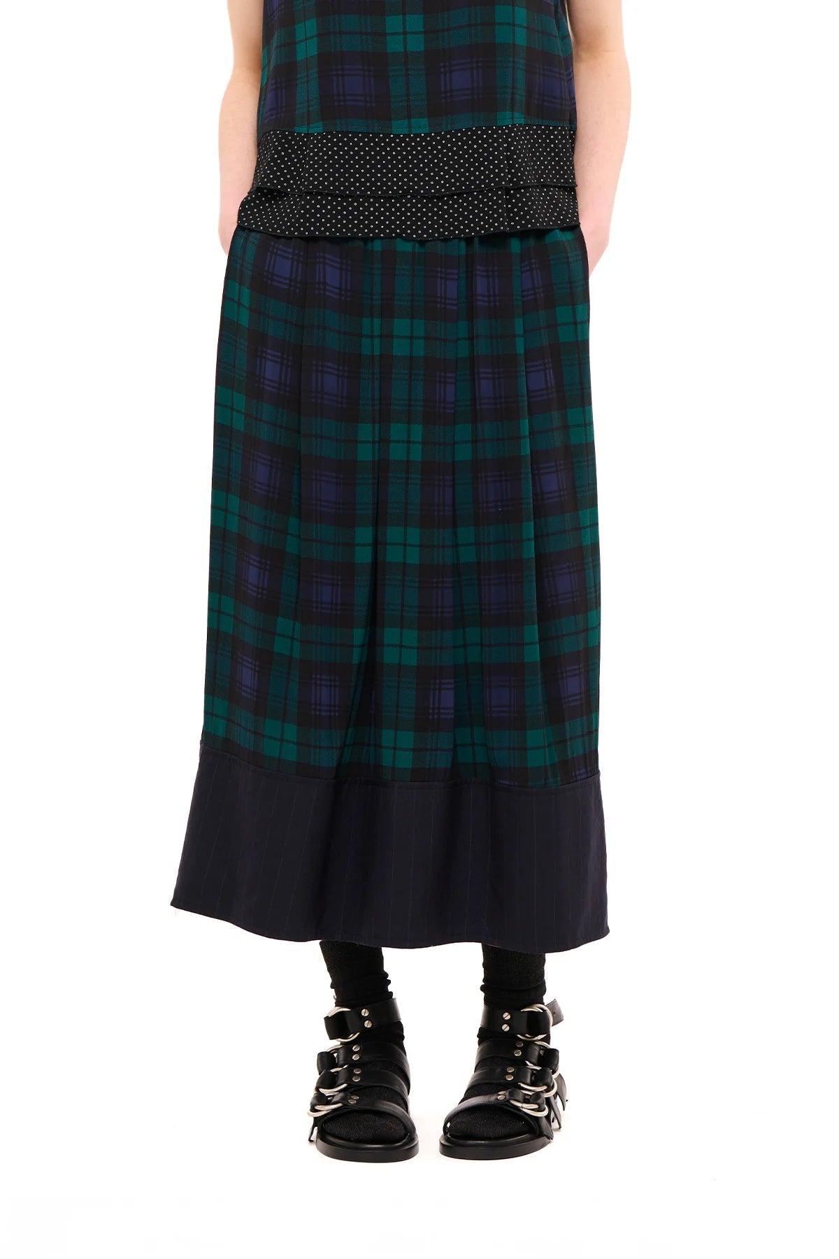 NOM*d | Compilation Skirt | Blackwatch Tartan | Palm Boutique