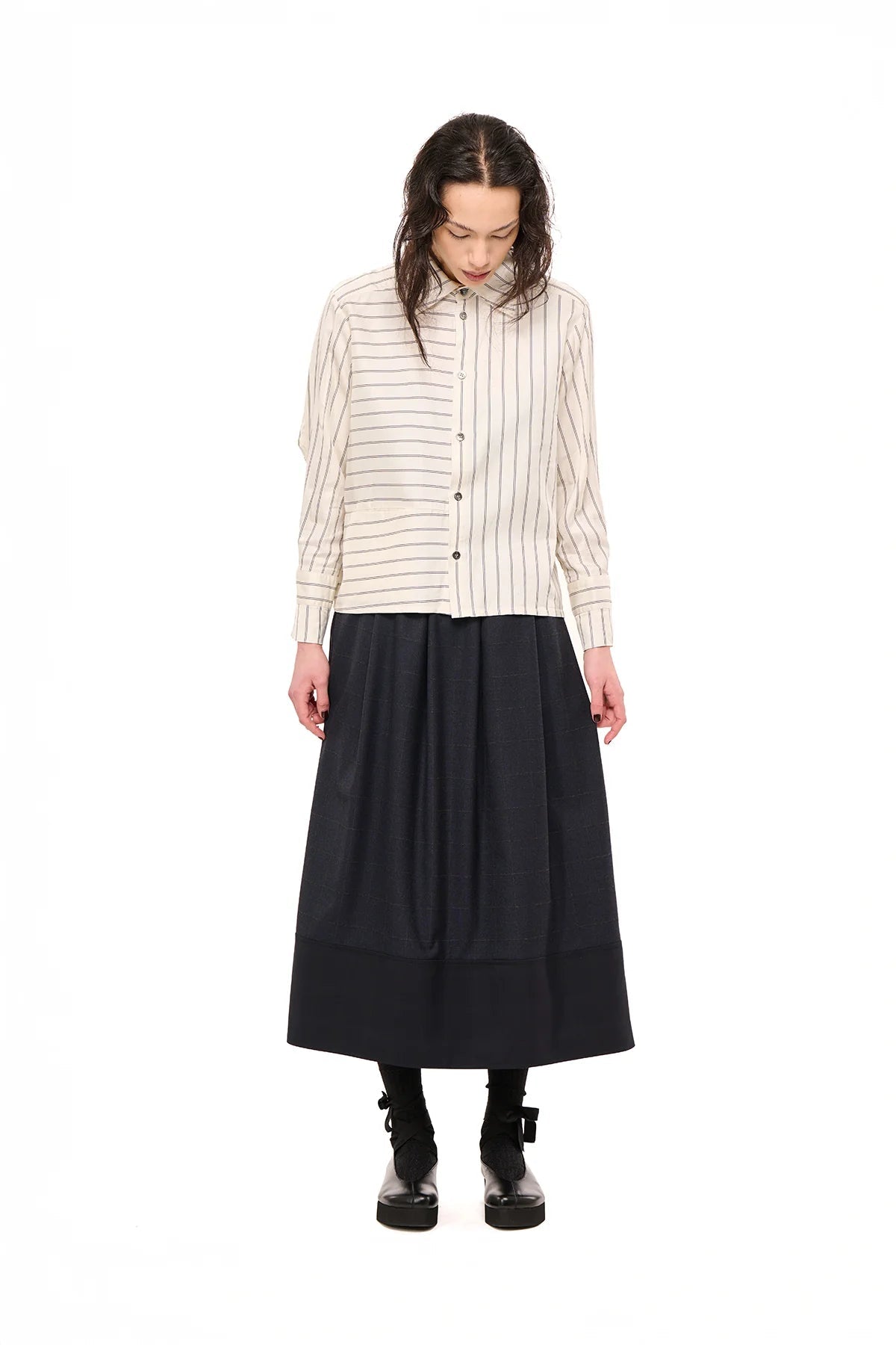 NOM*d | Compilation Skirt | Blue Smoke | Palm Boutique