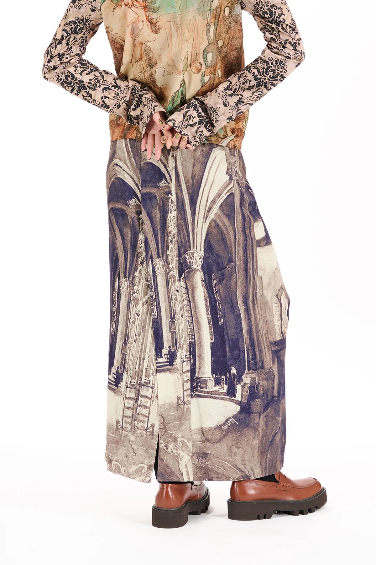 NOM*d | Everytime Skirt | Gothic Print | Palm Boutique