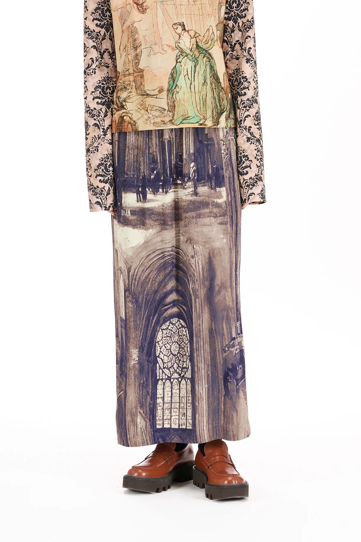 NOM*d | Everytime Skirt | Gothic Print | Palm Boutique
