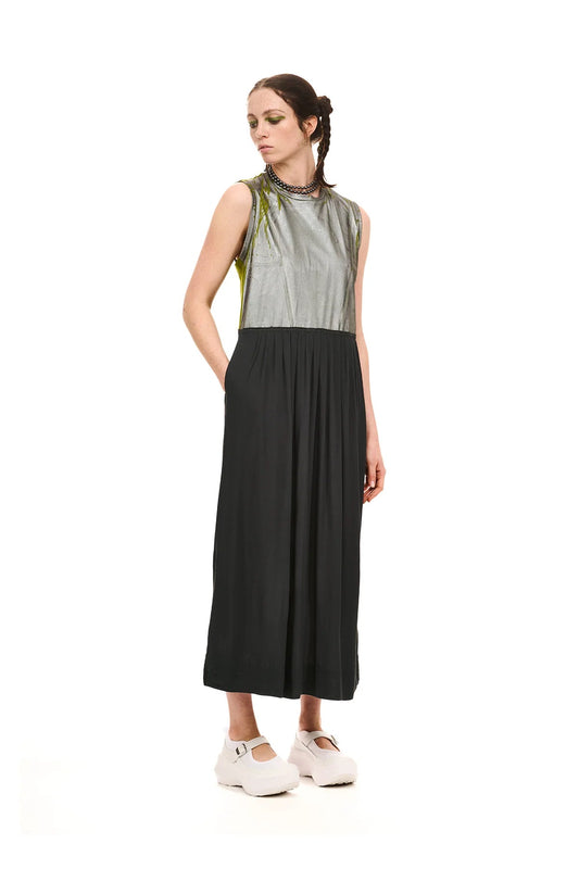 NOM*d | Foiled Dress | Charcoal | Palm Boutique