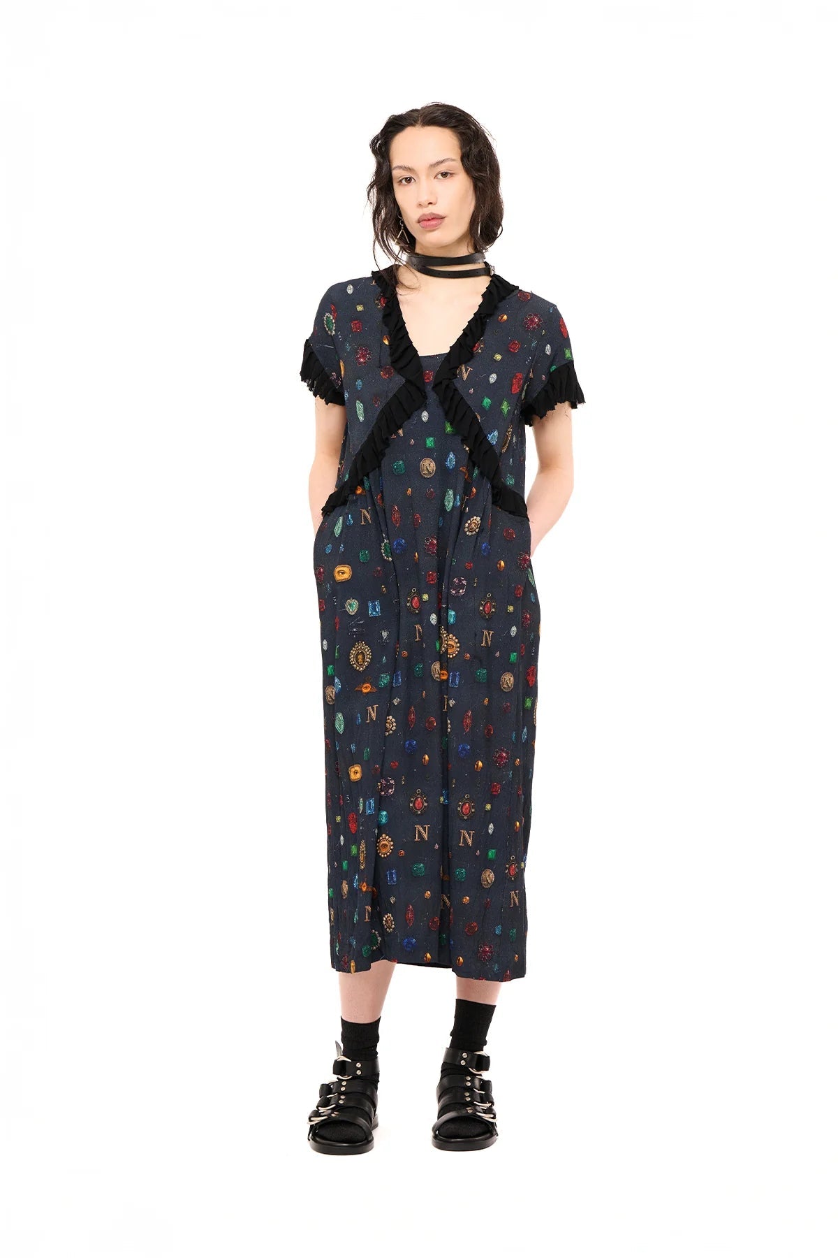 NOM*d | Gateau Dress | Bejeweled Print | Palm Boutique