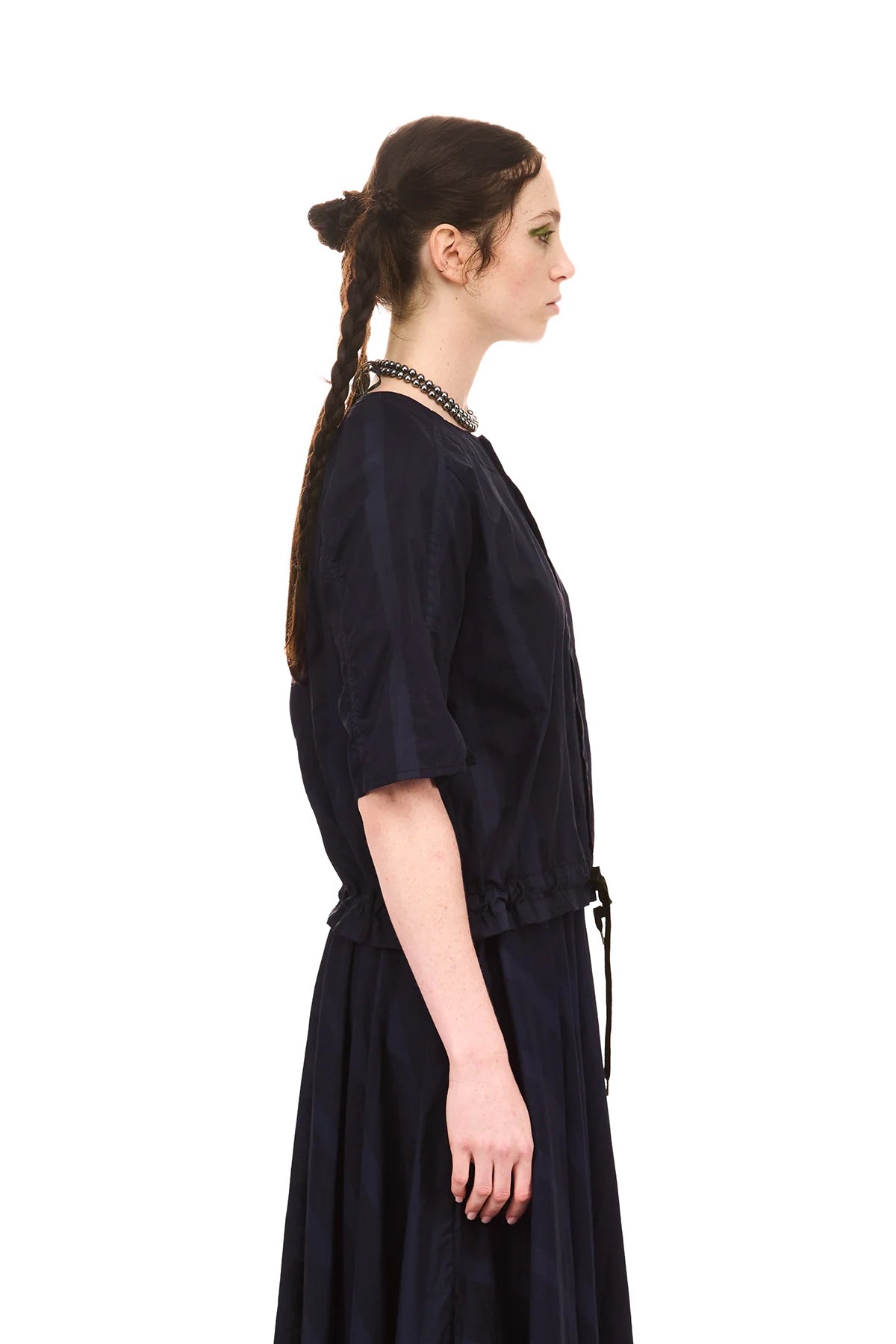 NOM*d | Grid Blouson | Midnight | Palm Boutique