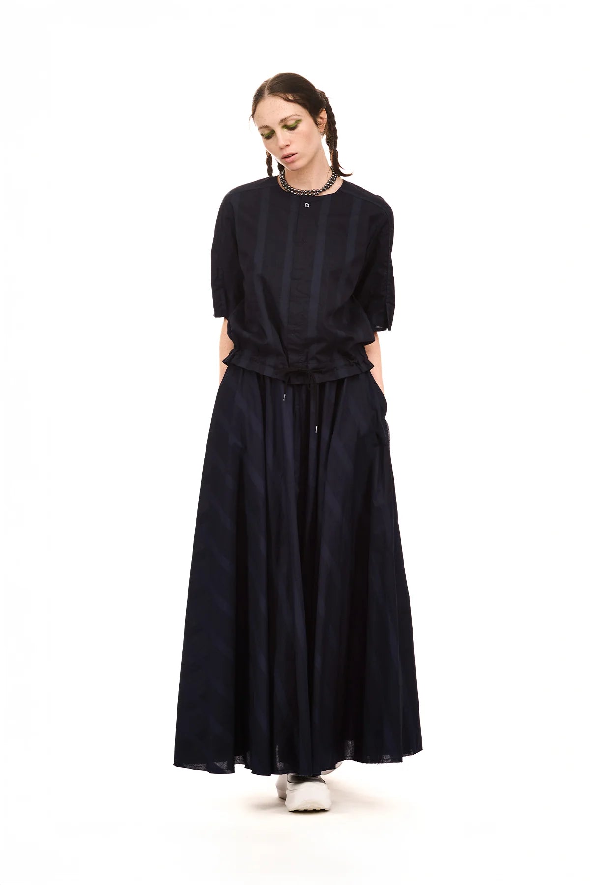 NOM*d | Grid Blouson | Midnight | Palm Boutique