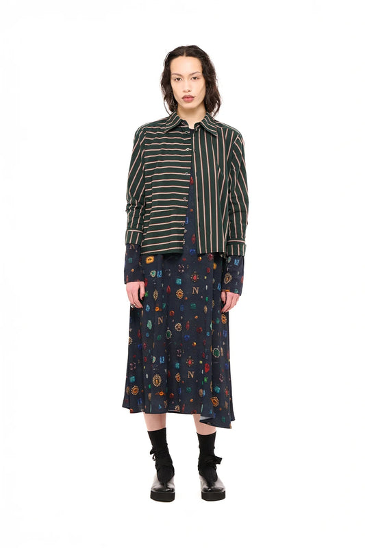 NOM*d | Line Dance Shirt | Evergreen | Palm Boutique