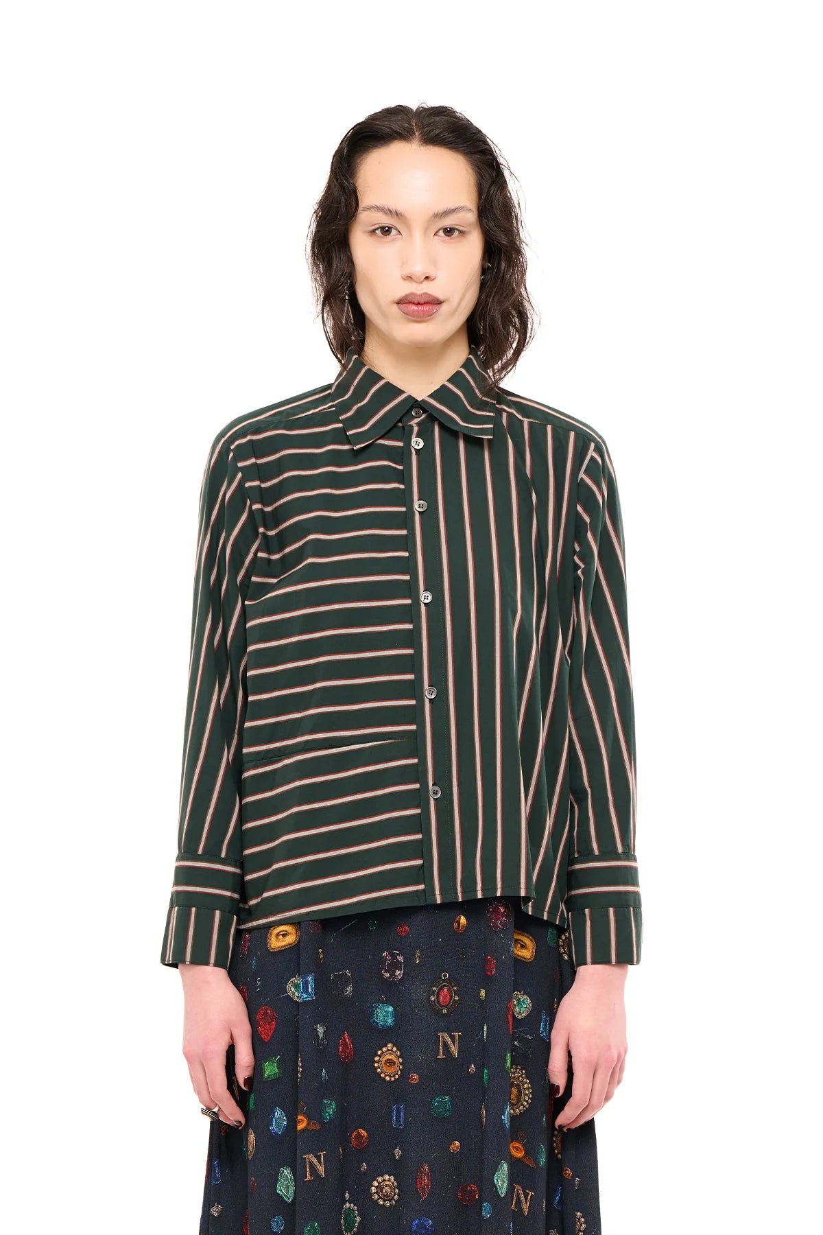 NOM*d | Line Dance Shirt | Evergreen | Palm Boutique