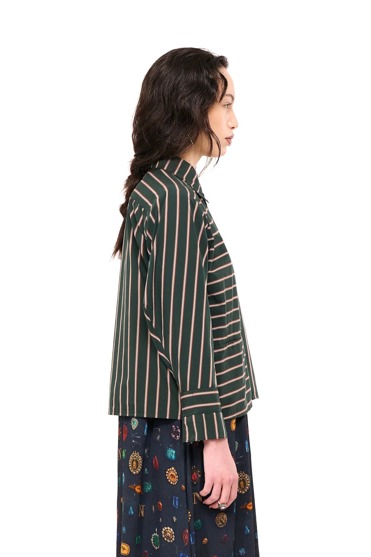NOM*d | Line Dance Shirt | Evergreen | Palm Boutique