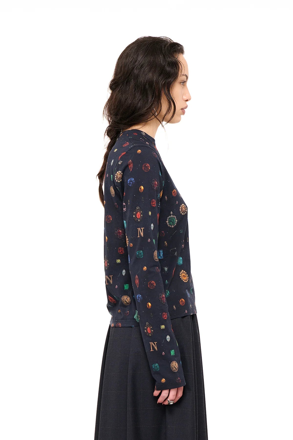 NOM*d | Play Time Long Sleeve | Bejeweled Print | Palm Boutique