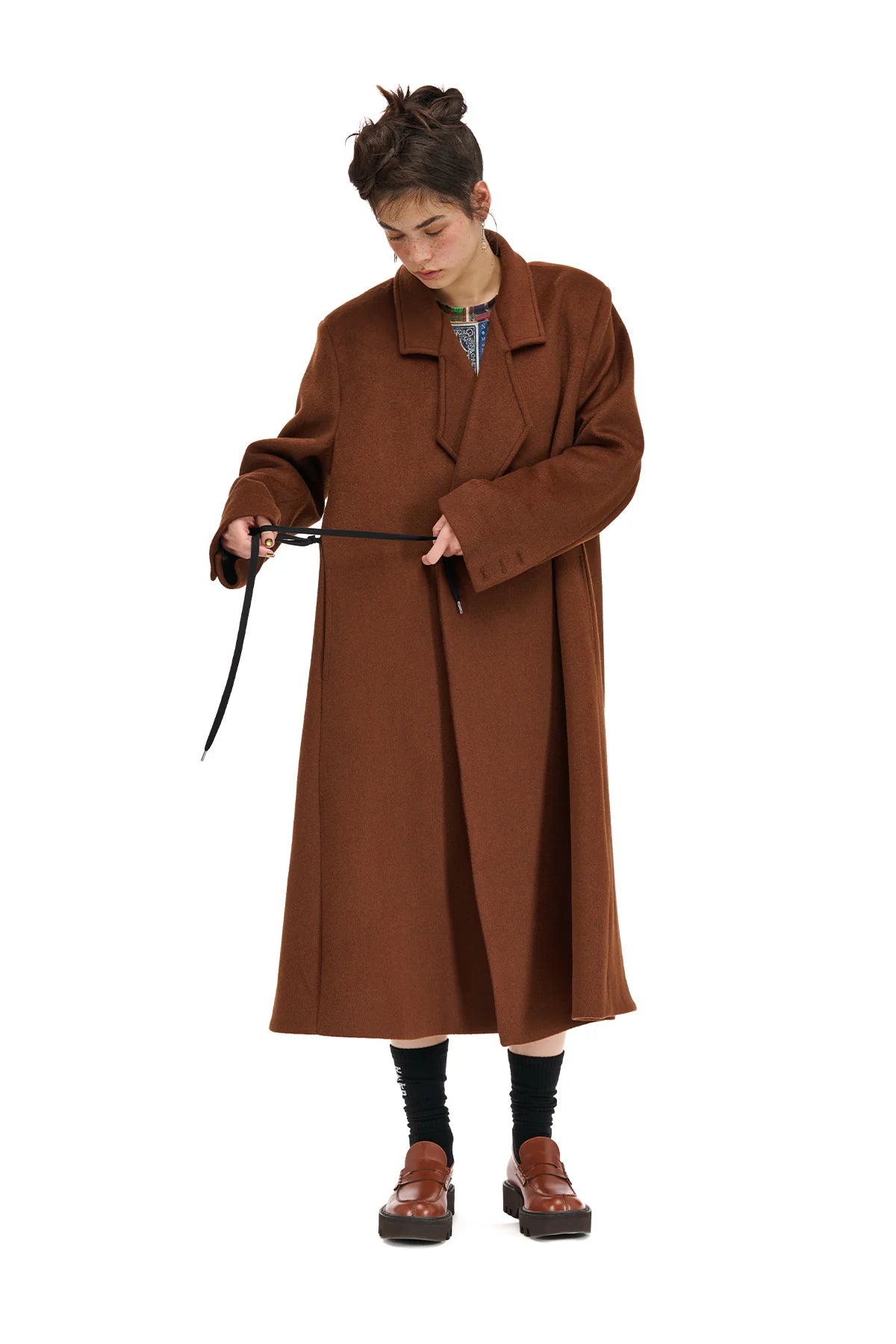 NOM*d | Promenade Coat | Chestnut | Palm Boutique