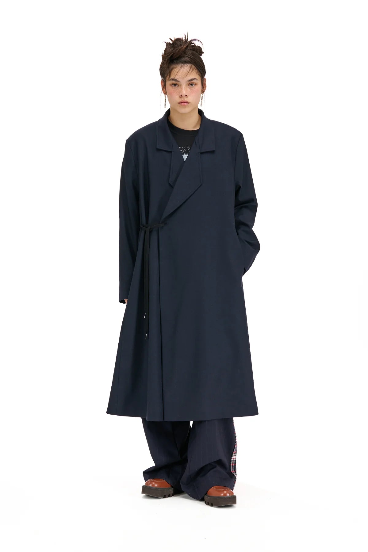 NOM*d | Promenade Coat | Dark Navy | Palm Boutique