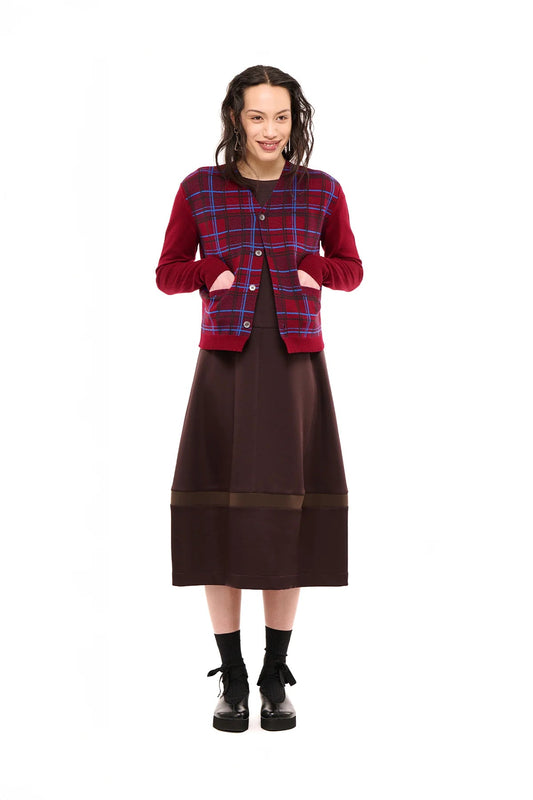 NOM*d | Soiree Cardigan | Wine Blend | Palm Boutique