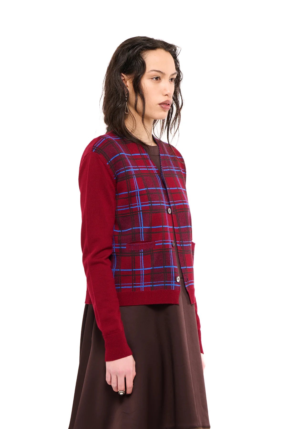 NOM*d | Soiree Cardigan | Wine Blend | Palm Boutique