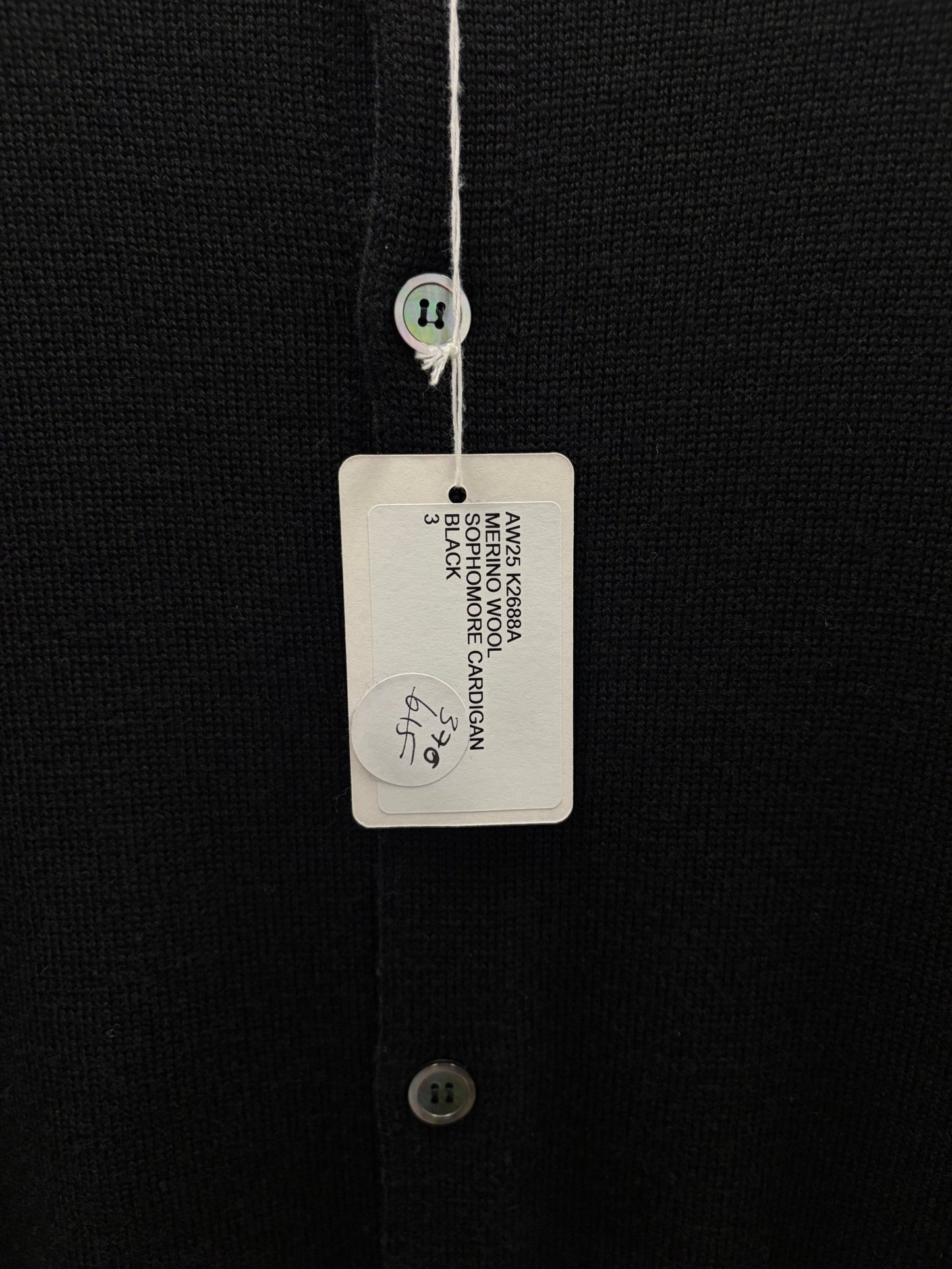 NOM*d | Sophomore Cardigan | Black | Palm Boutique