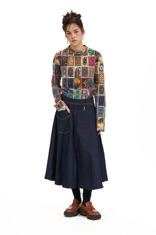 NOM*d | Theatre Long Sleeve | Fortuna Print | Palm Boutique