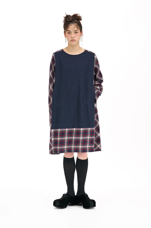 NOM*d | Understudy Dress | Flannel Navy | Palm Boutique