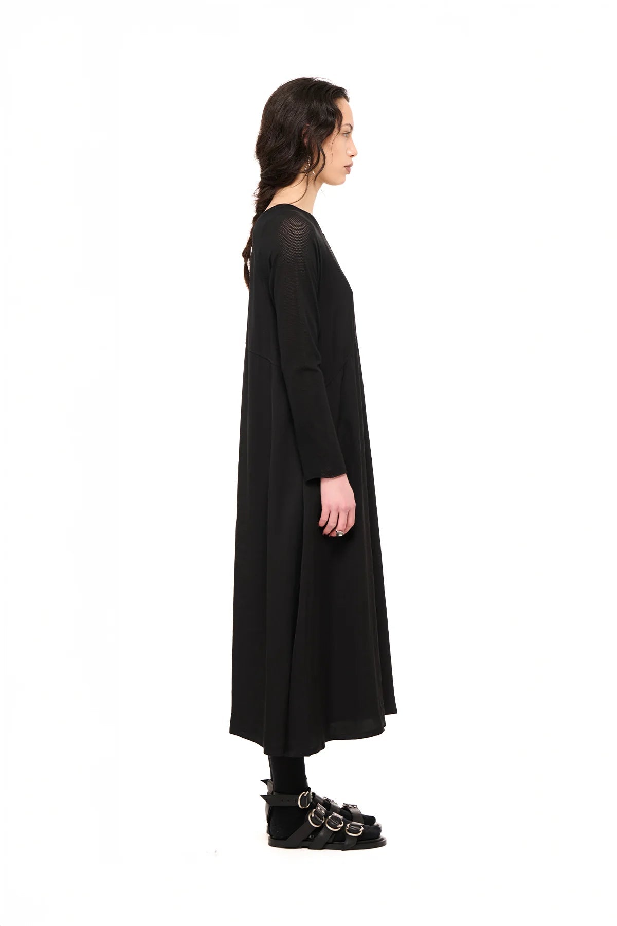 NOM*d | Unmixed Slip Dress | Black | Palm Boutique