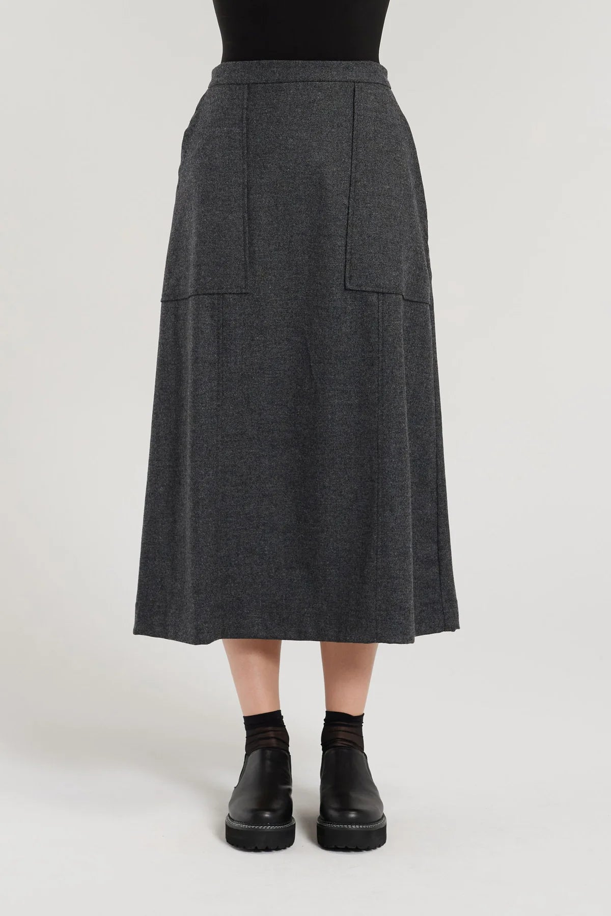 Nyne | Billie Skirt | Charcoal | Palm Boutique