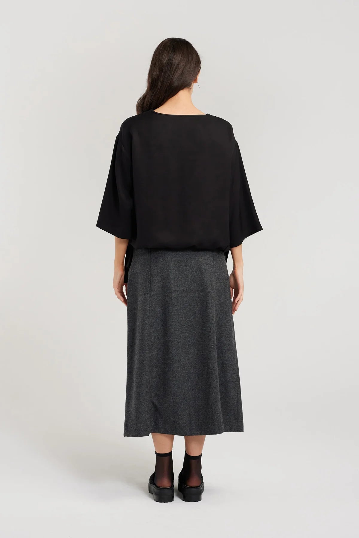 Nyne | Billie Skirt | Charcoal | Palm Boutique