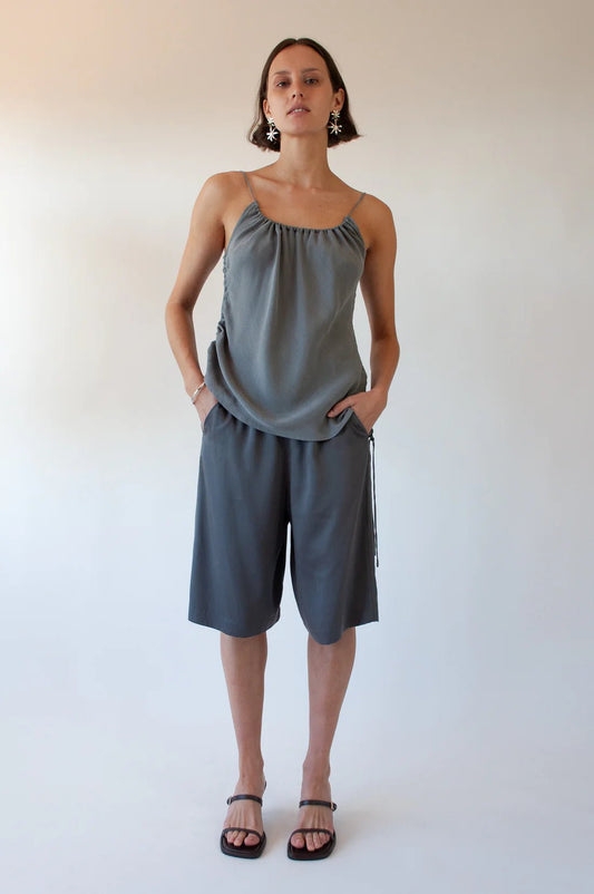 Ovna Ovich | Boxing Short | Steel | Palm Boutique