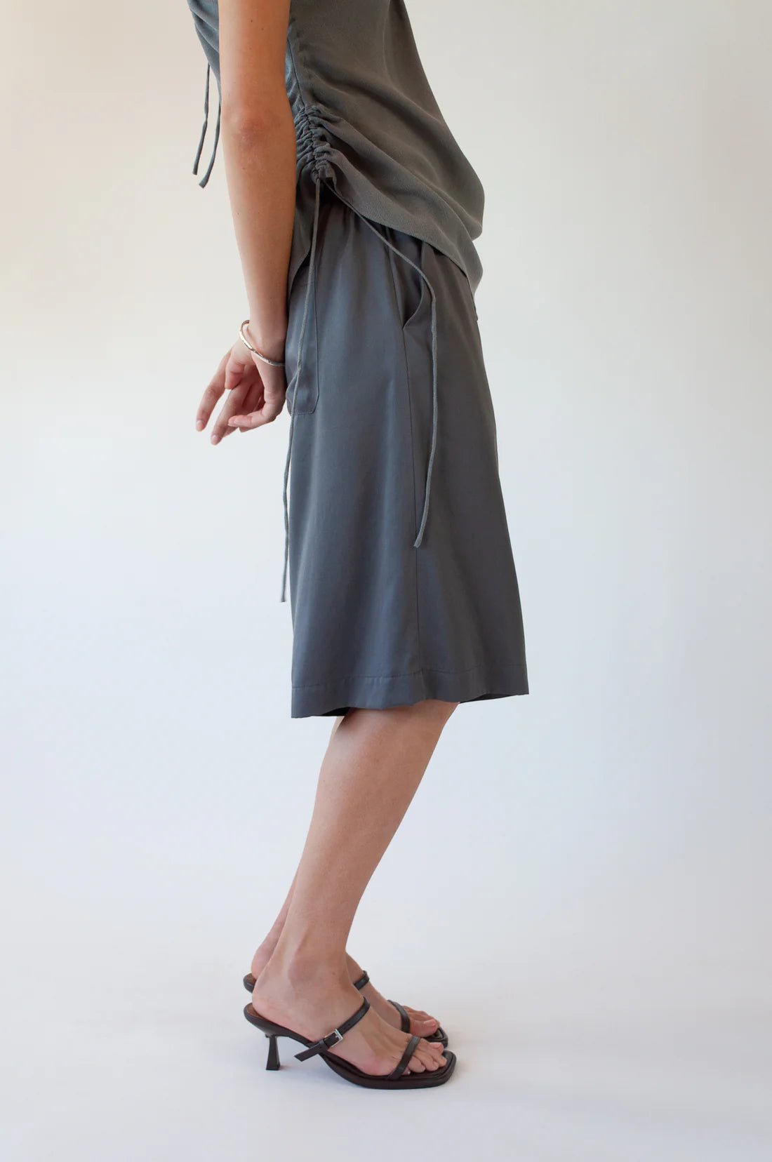 Ovna Ovich | Boxing Short | Steel | Palm Boutique