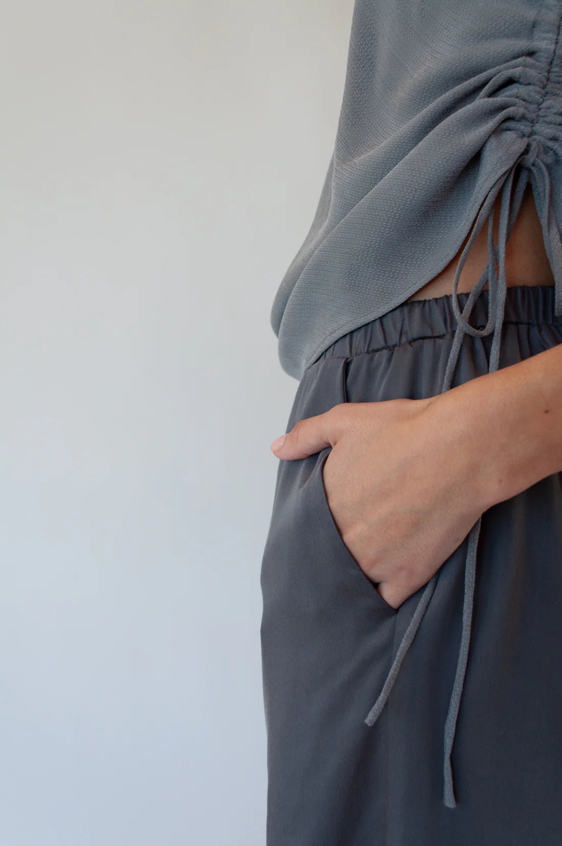 Ovna Ovich | Boxing Short | Steel | Palm Boutique