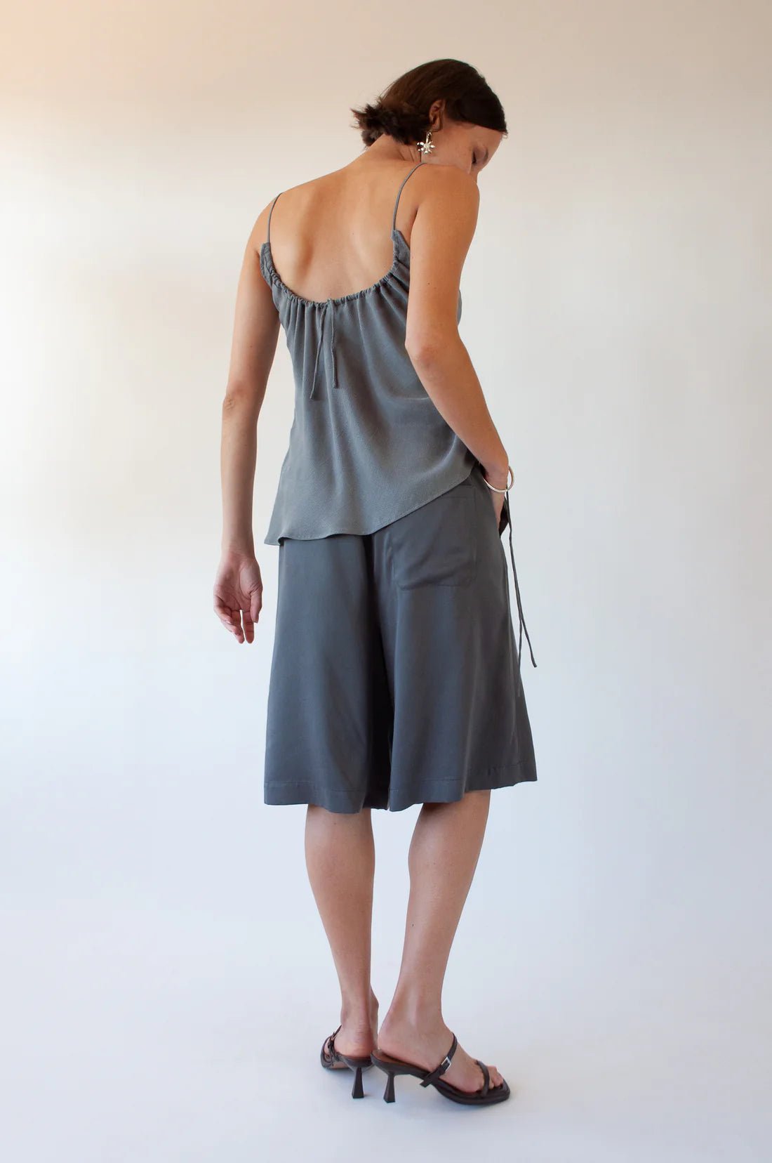 Ovna Ovich | Boxing Short | Steel | Palm Boutique