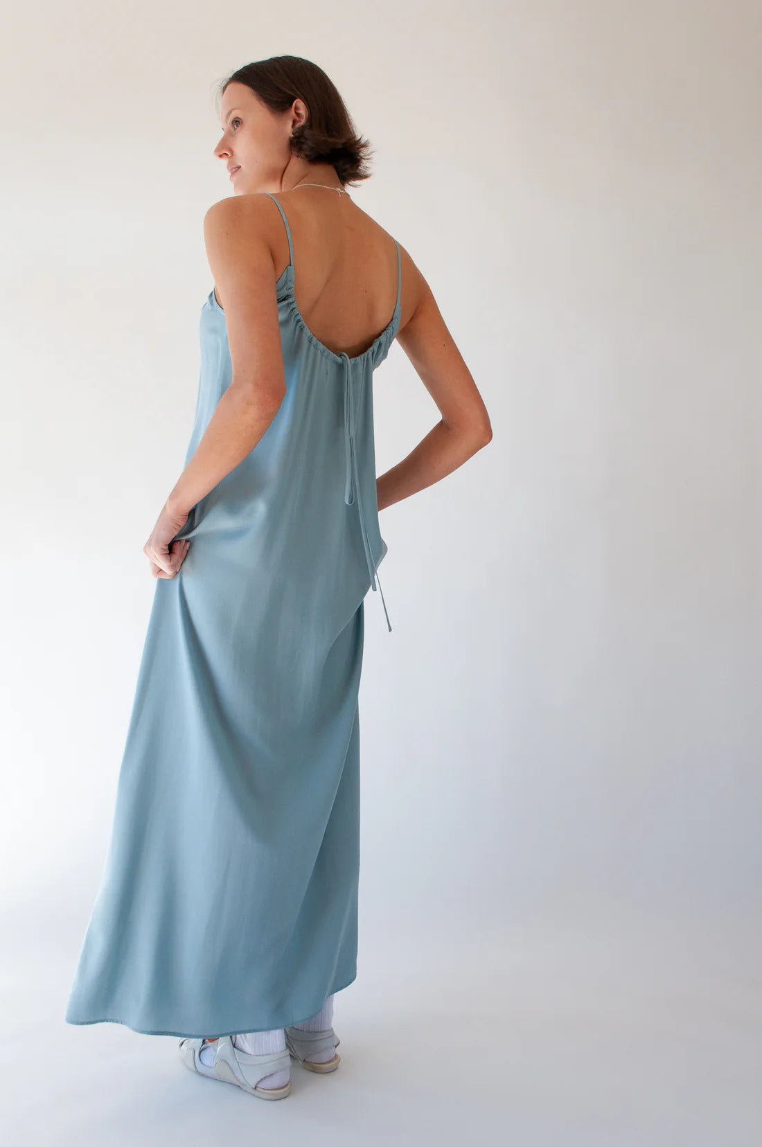 Ovna Ovich | Ode Dress | Slate Blue | Palm Boutique