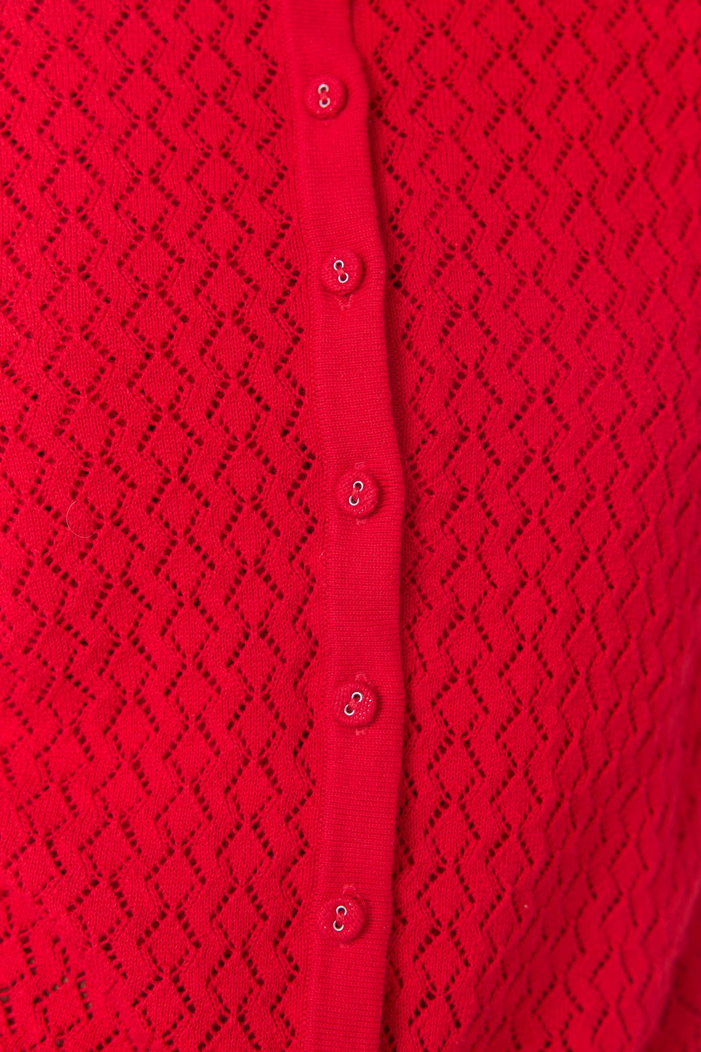 Parquet Cardigan | Red