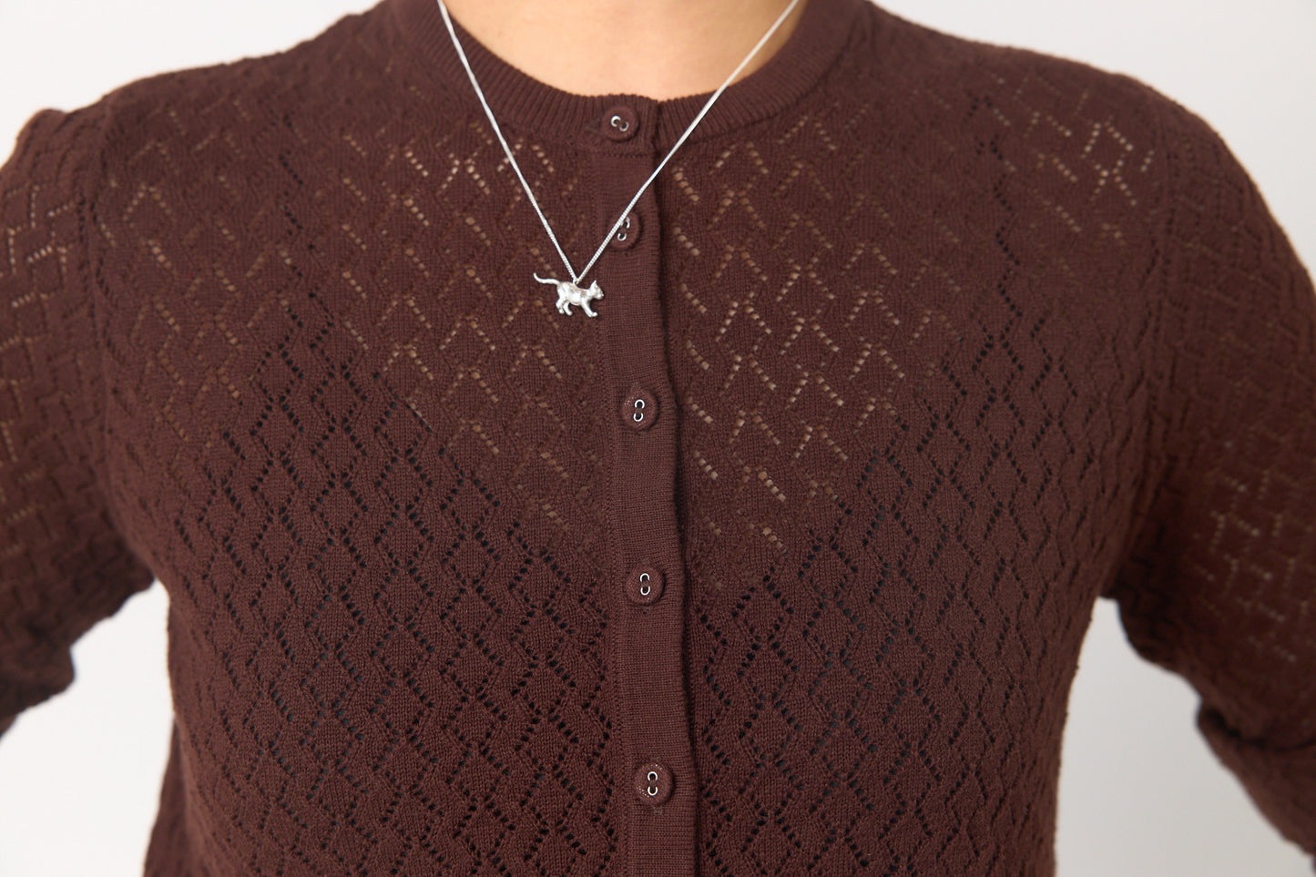 Parquet Cardigan | Espresso