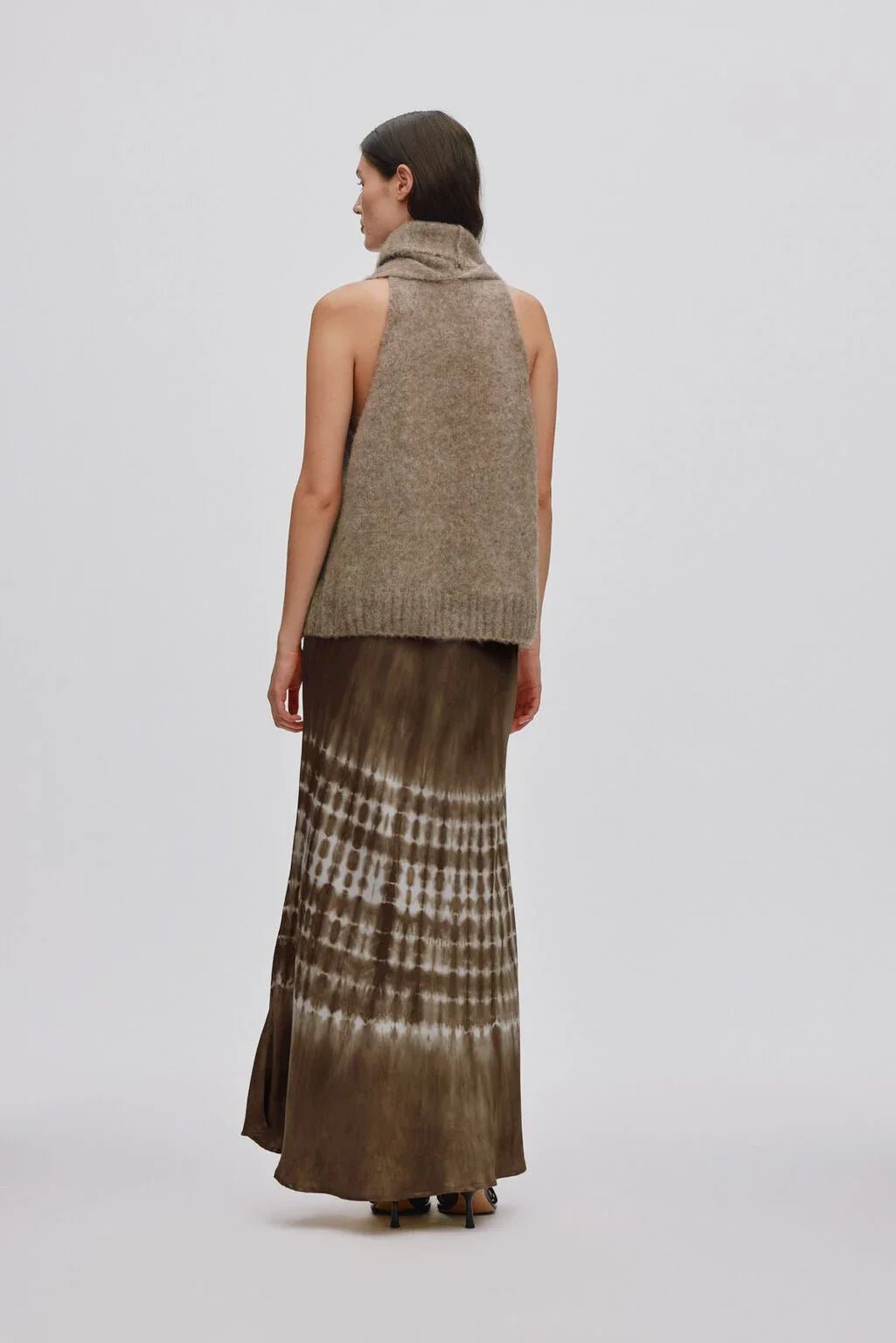 Rabens Saloner | Aifa Superlight Halter Top | Mushroon | Palm Boutique