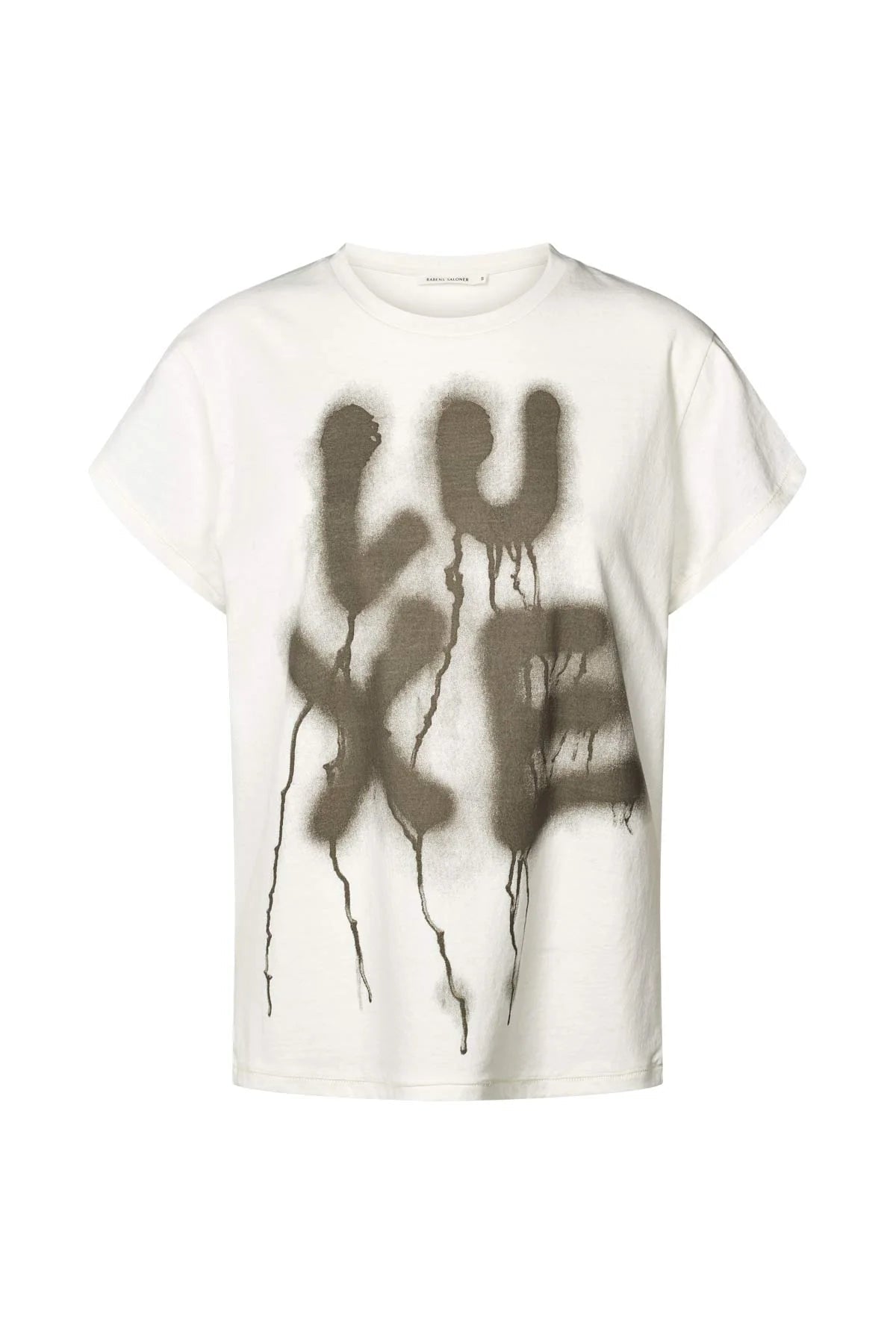 Rabens Saloner | Ambla Luxe T-Shirt | Chalk | Palm Boutique