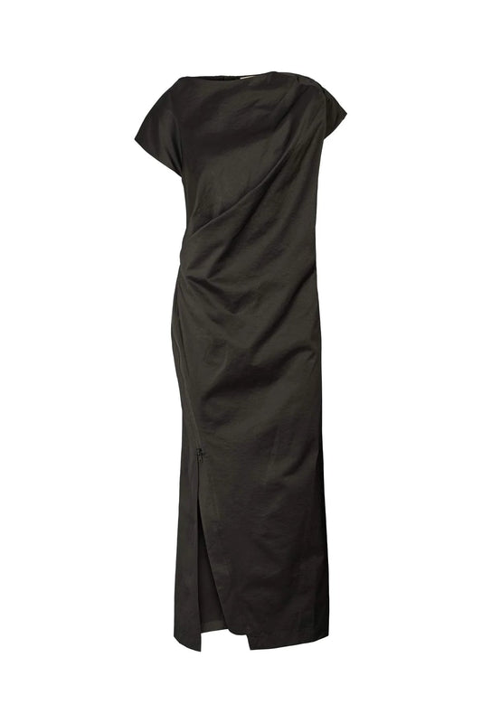 Rabens Saloner | Cenobia Dress | Pirate Black | Palm Boutique