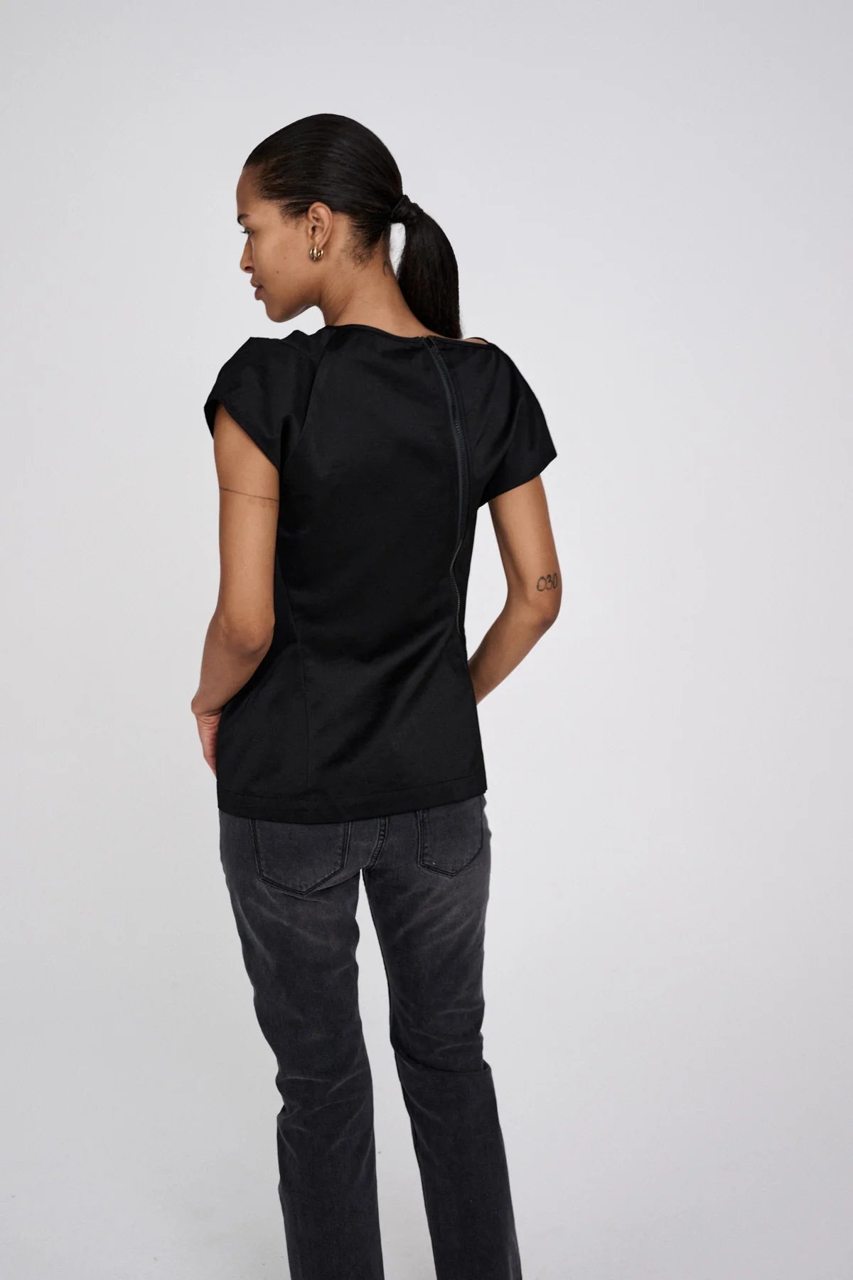 Rabens Saloner | Cigga Top | Pirate Black | Palm Boutique