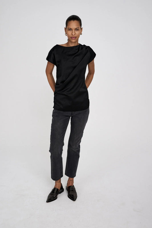 Rabens Saloner | Cigga Top | Pirate Black | Palm Boutique