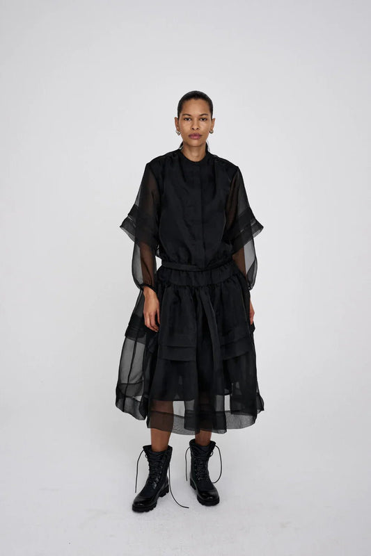 Rabens Saloner | Falka Skirt | Black | Palm Boutique