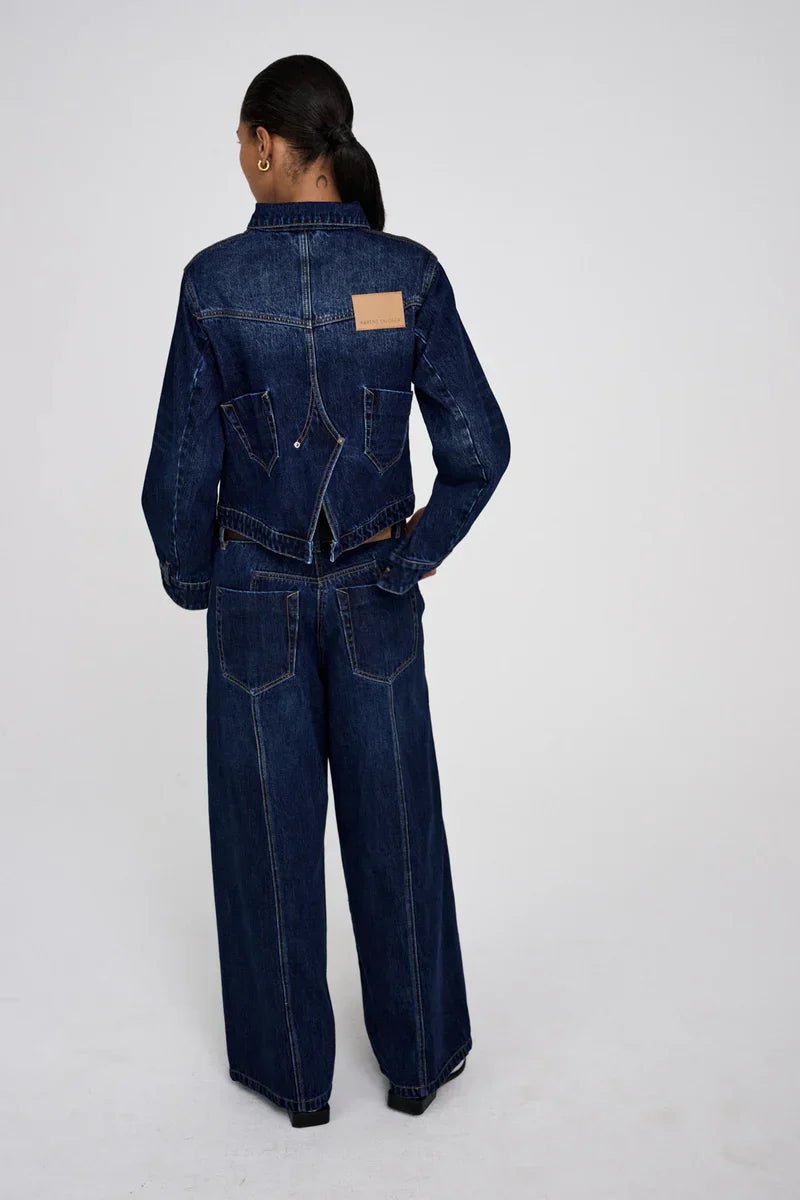 Rabens Saloner | Janny Jacket | Dark Washed Indigo | Palm Boutique