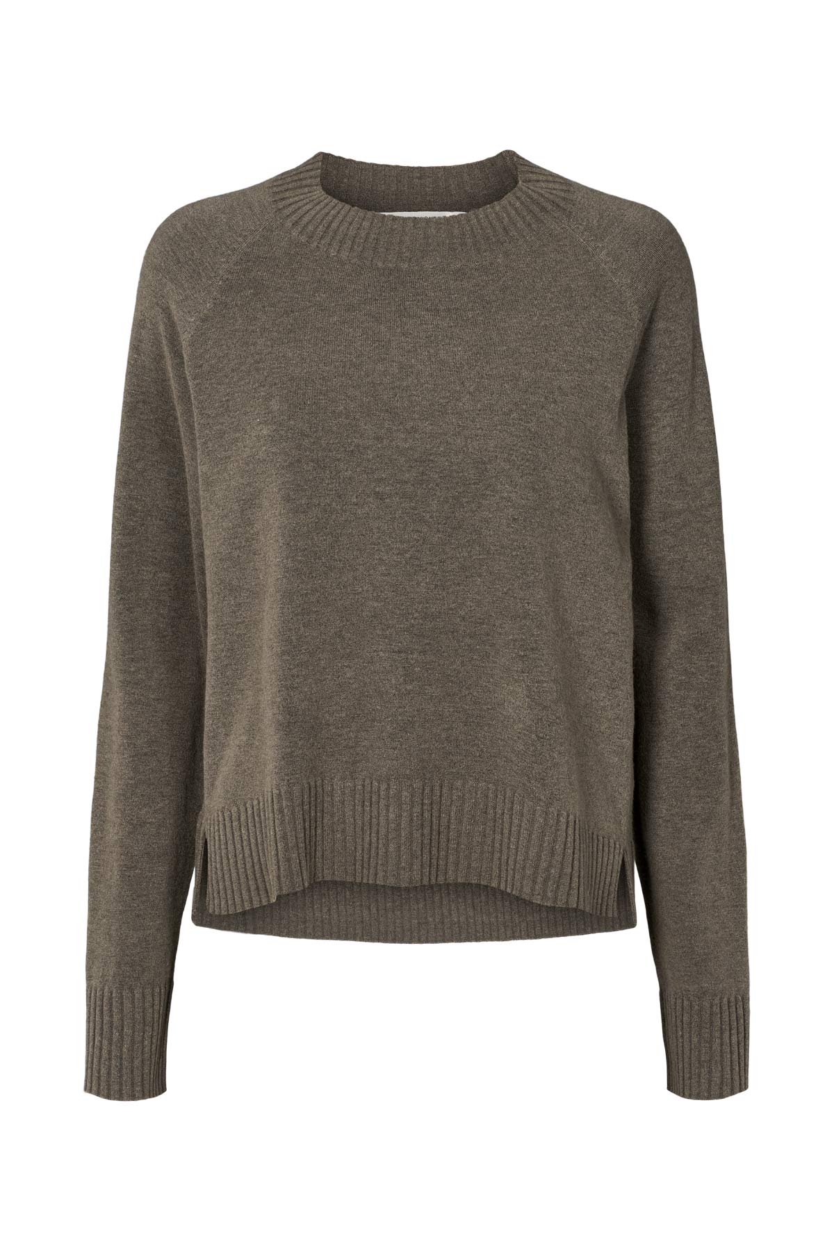 Rabens Saloner | Ruca Knit Lounge Boxy Sweater | Mole Melange | Palm Boutique