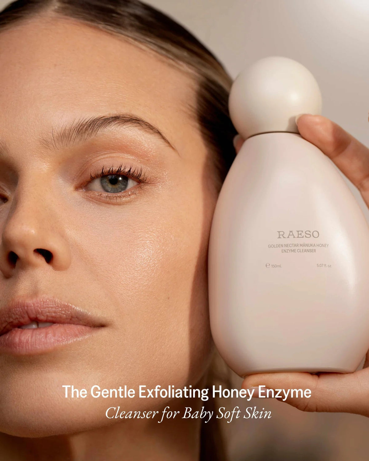 RAESO | Golden Nectar Mānuka Honey Enzyme Cleanser | 150ml | Palm Boutique