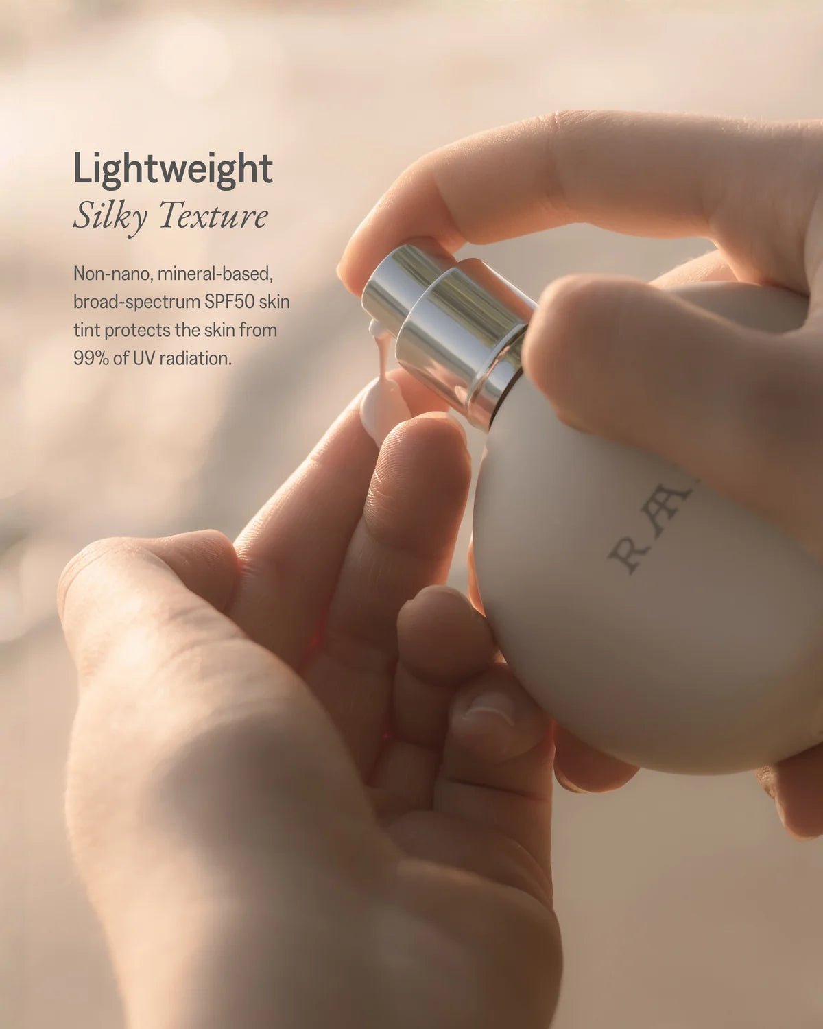 RAESO | Sun Milk Drops SPF50+ | Palm Boutique